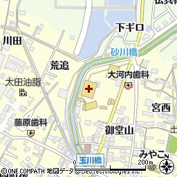 ザ・ビッグエクスプレス岡崎福岡店周辺の地図