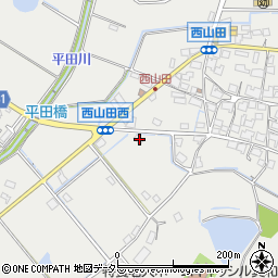 兵庫県姫路市山田町西山田311周辺の地図