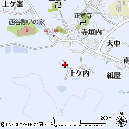 兵庫県宝塚市大原野谷上周辺の地図