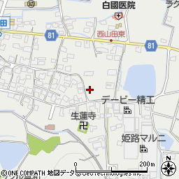 兵庫県姫路市山田町西山田531周辺の地図