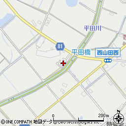 兵庫県姫路市山田町西山田260周辺の地図
