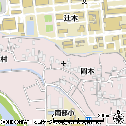 京都府宇治市五ケ庄岡本46周辺の地図