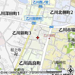 愛知県半田市乙川栄町周辺の地図