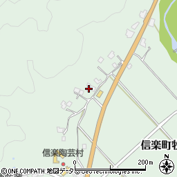 滋賀県甲賀市信楽町牧1435周辺の地図