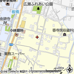 兵庫県姫路市香寺町中仁野293-2周辺の地図