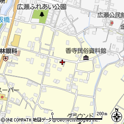 兵庫県姫路市香寺町中仁野341周辺の地図