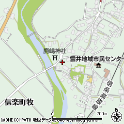 滋賀県甲賀市信楽町牧564周辺の地図