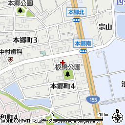 愛知県常滑市榎戸板橋周辺の地図