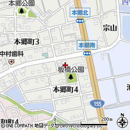 愛知県常滑市榎戸（板橋）周辺の地図