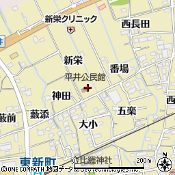愛知県新城市平井新栄43周辺の地図
