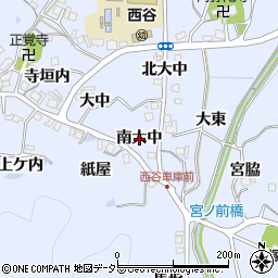 兵庫県宝塚市大原野南大中周辺の地図