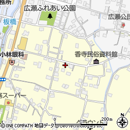兵庫県姫路市香寺町中仁野343-3周辺の地図