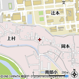 京都府宇治市五ケ庄岡本52周辺の地図