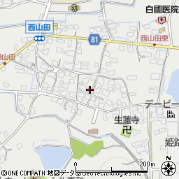 兵庫県姫路市山田町西山田560周辺の地図