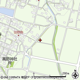 兵庫県姫路市香寺町田野周辺の地図