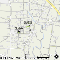 三重県鈴鹿市国分町周辺の地図