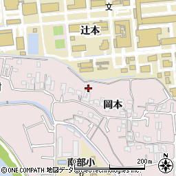 京都府宇治市五ケ庄岡本57周辺の地図