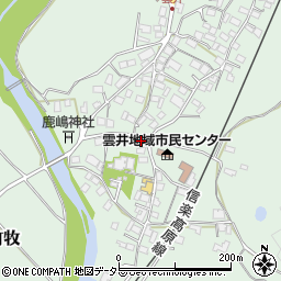 滋賀県甲賀市信楽町牧576周辺の地図