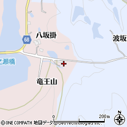 兵庫県宝塚市波豆竜王山2周辺の地図