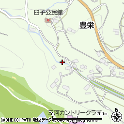 愛知県新城市豊栄川辻周辺の地図