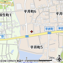 ミニストップ半田平井町店周辺の地図