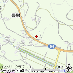 愛知県新城市豊栄山口周辺の地図