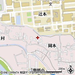 京都府宇治市五ケ庄岡本56周辺の地図