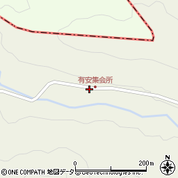 島根県邑智郡邑南町日貫有安309-1周辺の地図