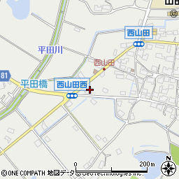 兵庫県姫路市山田町西山田213周辺の地図