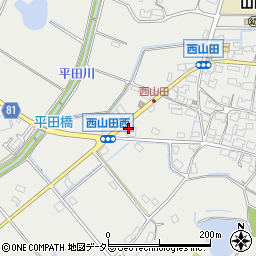兵庫県姫路市山田町西山田214周辺の地図