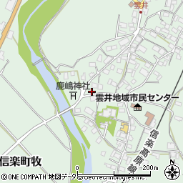 滋賀県甲賀市信楽町牧672周辺の地図