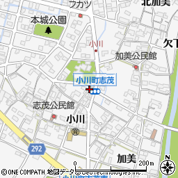 小川町志茂周辺の地図