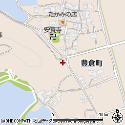 兵庫県加西市豊倉町736-1周辺の地図