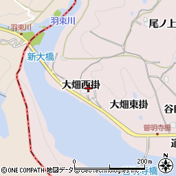 兵庫県宝塚市波豆大畑西掛周辺の地図