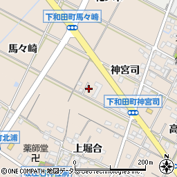 愛知県岡崎市下和田町神宮司59-9周辺の地図