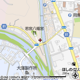 静岡県藤枝市岡部町岡部81周辺の地図