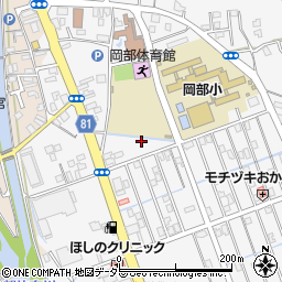 静岡県藤枝市岡部町内谷958-7周辺の地図
