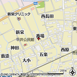 愛知県新城市平井番場周辺の地図