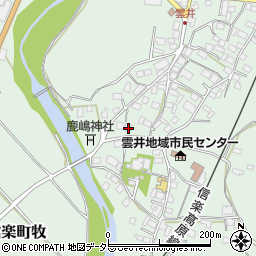 滋賀県甲賀市信楽町牧671周辺の地図