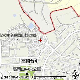 県営住宅高岡山団地周辺の地図