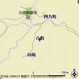 京都府長岡京市浄土谷八町周辺の地図