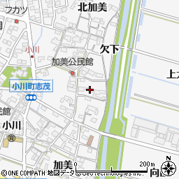 愛知県安城市小川町南加美96周辺の地図