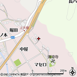 愛知県岡崎市大幡町中屋36周辺の地図