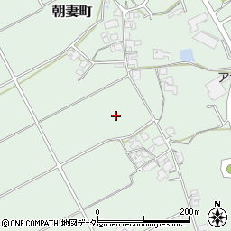 兵庫県加西市朝妻町周辺の地図