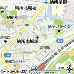 京都府京都市伏見区納所薬師堂15-23周辺の地図