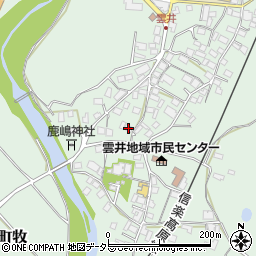 滋賀県甲賀市信楽町牧668周辺の地図