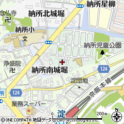 京都府京都市伏見区納所薬師堂15-17周辺の地図