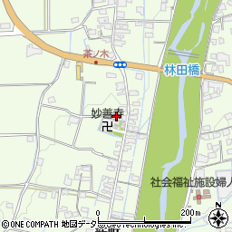 兵庫県姫路市林田町六九谷922周辺の地図