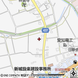 愛知県新城市片山（寺ノ前）周辺の地図