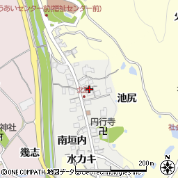 兵庫県川辺郡猪名川町北野上畑周辺の地図